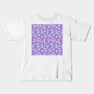 Purple Flowers Kids T-Shirt